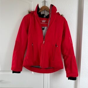 Obermeyer Red women’s ski Coat size 6